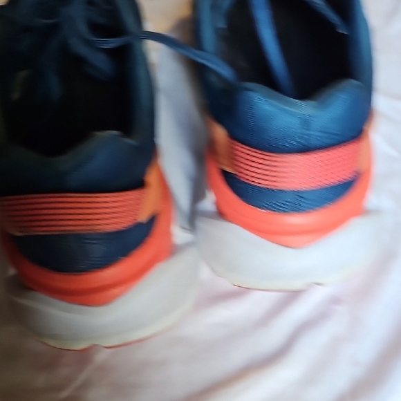 Hoka ELEVON 2 Navy and Coral Sneakers - Picture 5 of 8